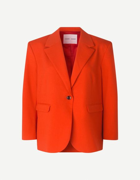 Blazer en recyclé et ecovero | orange "haven blazer orange"