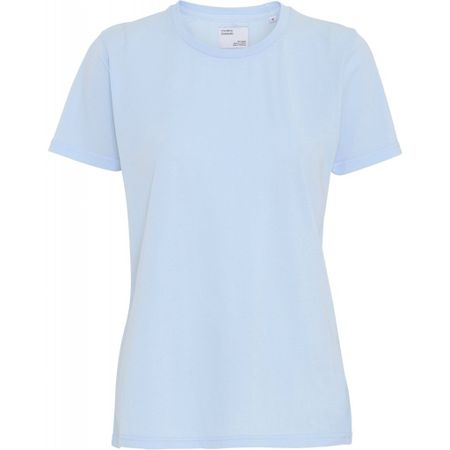 T-shirt bleu ciel en coton bio - polar blue