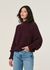 Pull maille en coton bio | aubergine "ola - cherry lacquer" - Jan'n June