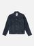 Blouson en cuir nubuck tannage végétal | marine "robby nubuck jacket navy" - Nudie Jeans