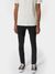 Jean skinny en coton bio | noir "tight terry everblack"