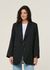 Blazer noir en recyclé et tencel - durance black - Jan'n June