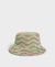 Bob vert à motifs en coton bio - wavy hat