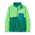 Polaire col zippé en recyclé | tricolore "microdini 1/2 zip p/o gather green"