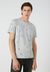 T-shirt gris motifs en coton bio - jaames people