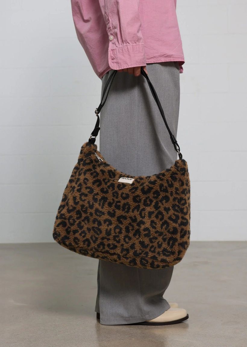 Sac matières recyclées | marron "simona hobo bag - simona" - Wouf