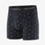 Boxer noir à motif en tencel - glasspine micro ink black