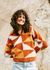 Pull en maille en matières recyclées | tricolore "brown paquita knitted sweater"