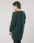 Robe pull verte en tencel et laine recyclée - knitted dress dark green - Brava Fabrics