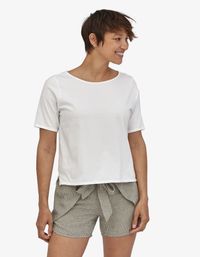 T-shirt blanc en coton bio - conversion