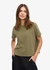 T-shirt en coton bio | vert "dusty olive"