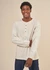 T-shirt manches longues en coton bio | écru "ls henley ecru" - Nudie Jeans
