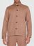 Surchemise en sergé de coton bio | marron "twill overshirt chocolate malt"