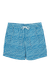 Short de bain à motifs turquoise recyclé