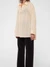 Chemise ample en coton bio | écrue rayée "monica cotton shirt citra" - Nudie Jeans
