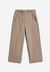 Pantalon ample en ecovero et lin | marron clair "caarunus lino - cinnamon dust"