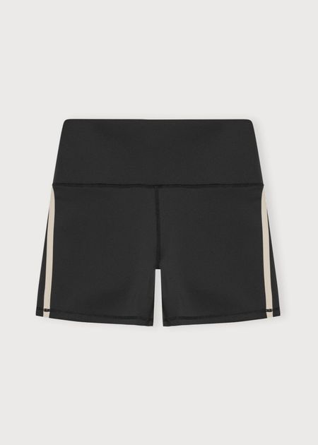 Biker en nylon recyclé | noir "active flow bike shorts - black" - Organic Basics