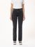 Jean droit noir en coton bio et tencel - straight sally black sand