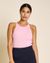 Top rose en coton bio - lou faded pink