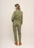 Combinaison en coton bio | verte "cotton twill boiler suit green" - Brava Fabrics