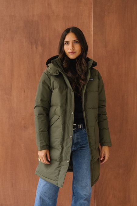 Parka en matières recyclées | kaki "downdrift parka - bsng" - Patagonia