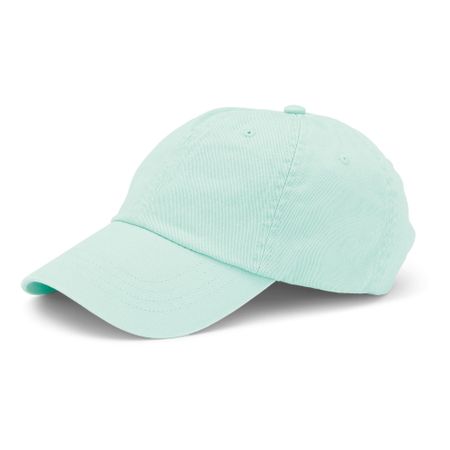 Casquette turquoise en coton bio - cap light aqua