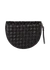 Porte monnaie en cuir certifié | noir "laura coin purse - black woven classic leather"