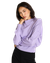Pull oversize en coton bio | lilas "yin lavender"
