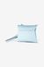 Sac pochette bleu ciel en cuir recyclé - crossbody organizer