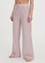 Pantalon pyjama en coton bio et tencel | rayé rose "core sleep pants pink stripe"