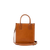 Sac à main en bandoulière en cuir certifié | cognac "jackie mini cognac classic leather"