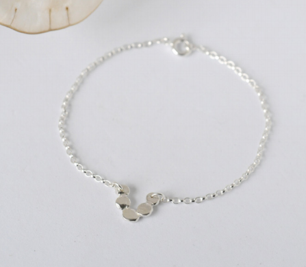 Bracelet en argent recyclé