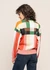 Pull en laine mérinos et coton bio | multicolore "grid philis knitted sweater" - Thinking Mu