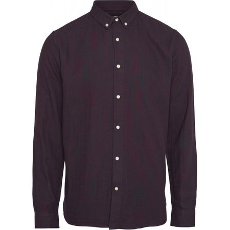 Chemise à carreaux en coton bio