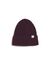 Bonnet bordeaux en coton et laine bio - maax