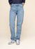 Jean droit en coton bio | bleu "lofty lo blue fever"