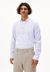Chemise en coton bio | rayée "quaasa stripes - white-lapis blue"