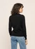 Pull en laine mérinos recyclée | noir "light merino wool crew - deep black" - Colorful Standard