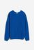 Pull ample bleu klein en laine bio et recyclée - saadi solid dynamo blue