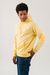 Sweat à capuche jaune en coton bio - sunbathing hoodie sun - yellow - Brava Fabrics - 3