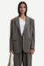 Blazer en ecovero et recyclé | taupe "haven blazer dark brindle"