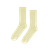 Chaussettes hautes en coton bio | jaune "soft yellow"