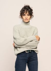 Pull maille en coton bio | ola - vintage lace