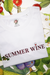 T-shirt wine blanc brodé en coton bio - summer wine blanc - Johnny Romance