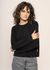 Pull en laine bio et recyclée | noir "diliriaa reglana black"