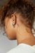 Boucles d'oreilles en argent recyclé - filigree huggy earrings - Wild fawn - 3