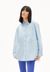 Chemise longue bleu ciel en coton bio - ealgaa morning sky