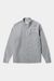 Chemise col officier en coton bio | rayée bleue "nathan eco oxford striped navy" - About Companions - 5