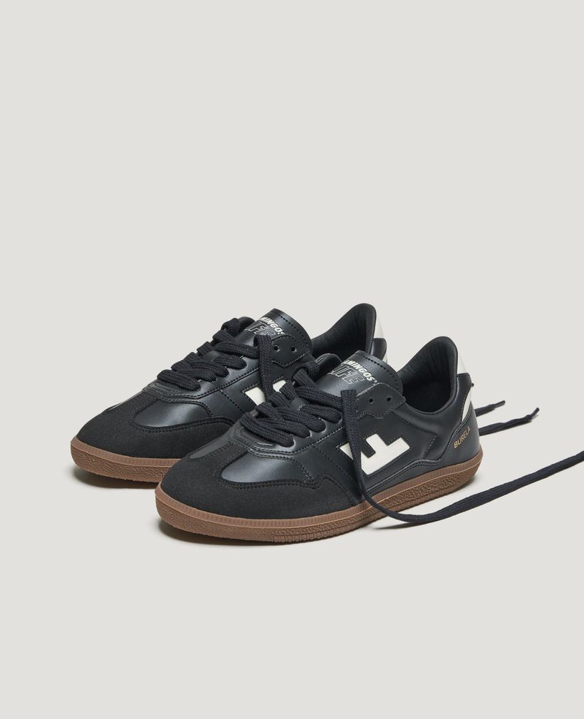 Baskets vegan | noir "burela slim black" - Flamingos Life