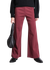 Pantalon ample en coton bio | bordeaux "kohra - intense rust"